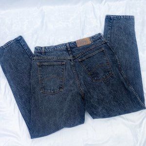 Vintage Bugle Boy Jeans Men's Stone Wash Bottoms Made In USA 33 x 32 RARE